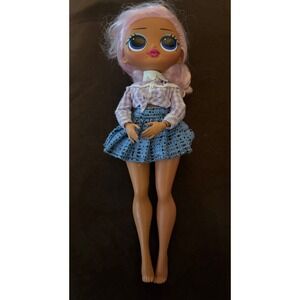 LOL Surprise OMG Fashion Doll Uptown Girl Pink Hair Gingham Shirt